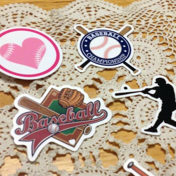 Baseball cellphone stickers, two for baseball Mom - Picture 4 of 5